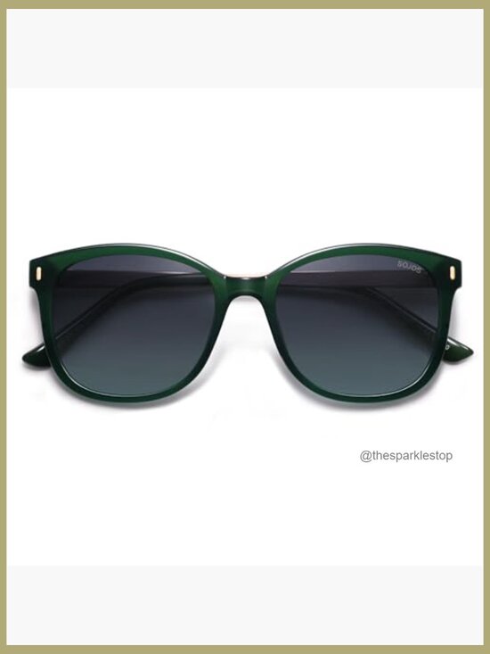 Classic Square Polarized Sunglasses Oversized Retro UV Protection main image 6